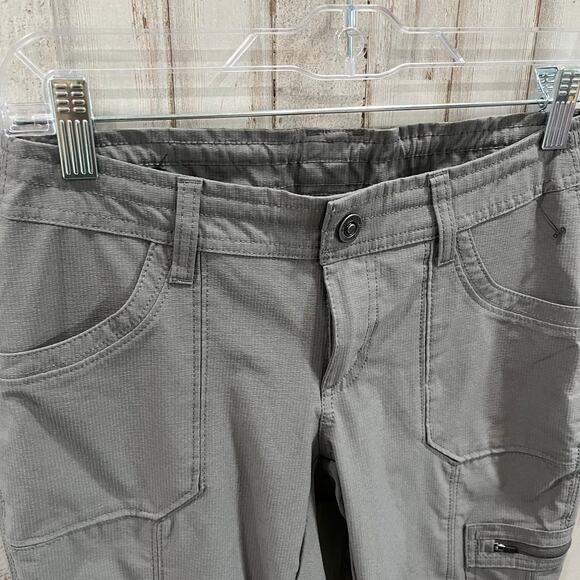 Kuhl Womens Horizn 6276 SKINNY Gray Hiking Outdoors Cargo Pants Stretch 2 - Picture 3 of 9